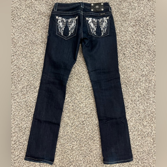 Miss me dark wash straight cut 26 regular women’s jeans - Picture 3 of 4